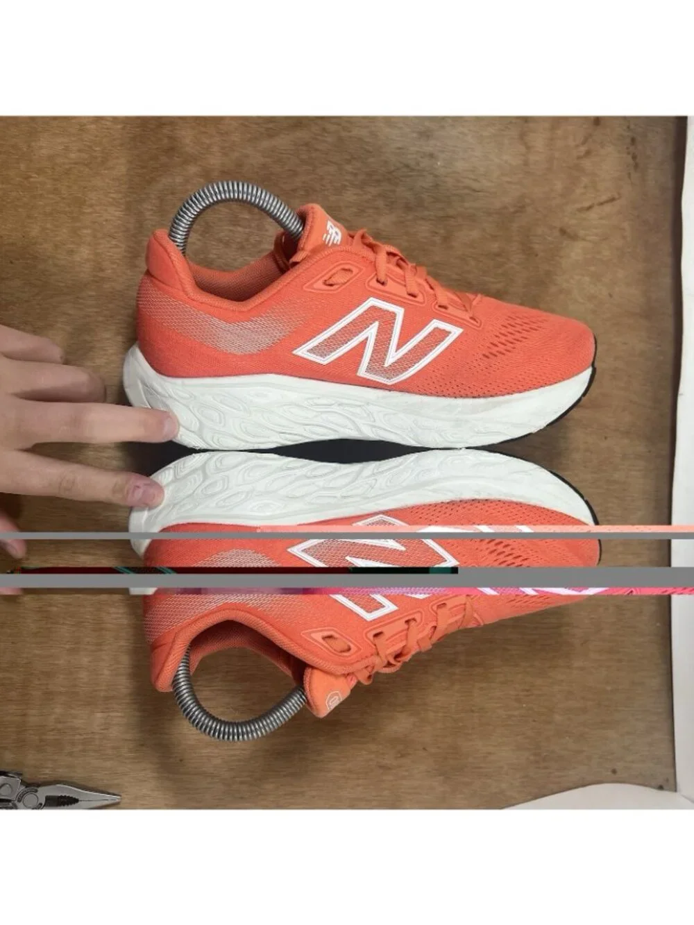 New Balance Fresh Foam X 880v14 Women Size 7 B Gulf Red Running Shoes W880L14
